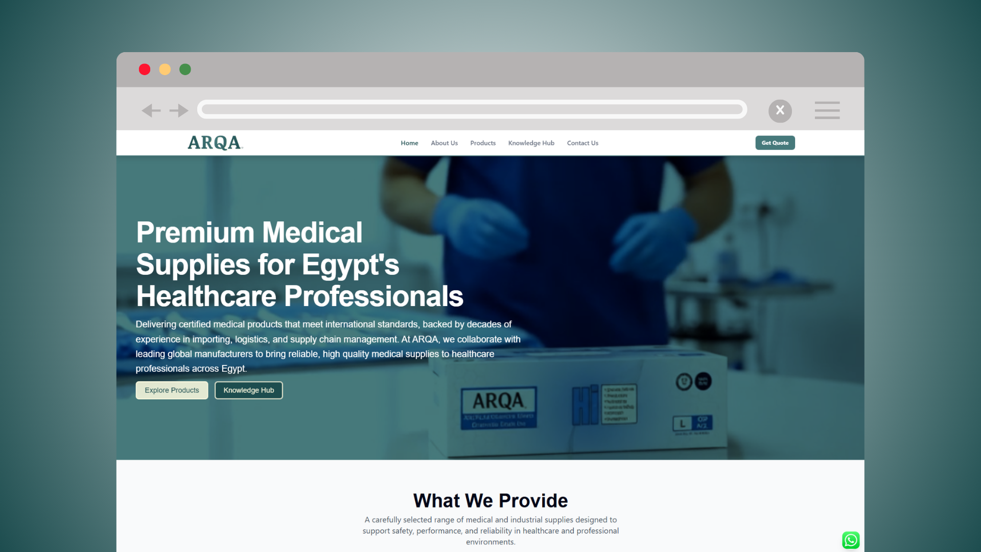 ARQA Medical Website
